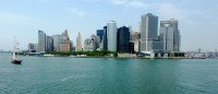 Ausblick auf die Skyline von NYC